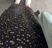 伊芙麗（eifini）伊芙麗花邊嵌邊裝飾A擺肌理底布碎花連衣裙女2025春季新款裙子 黑色現(xiàn)貨 M 105-115斤 曬單實(shí)拍圖