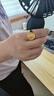 星卡龍金店爆款黃金黃財神開(kāi)口戒指999足金足銀好寓意金包銀指環(huán)送禮物 黃財神戒指-總重約12克 包金3克 曬單實(shí)拍圖