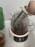 樂(lè )扣樂(lè )扣養生壺   0膠水全玻璃花茶壺多功能煮茶壺恒溫壺EJK3655WHT 語(yǔ)音茶漏款 1L 曬單實(shí)拍圖