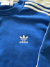 adidas adicolor Oversize運動套頭衛(wèi)衣男裝阿迪達斯官方三葉草   藍   M 曬單實拍圖