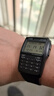 卡西歐（CASIO）絕命毒師手表老白同款復古男女學(xué)生計算器電子手表CA-53WF-1Z 1B DBC-32-1A樹(shù)脂表帶（帶夜光） 曬單實(shí)拍圖