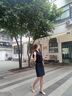 伊婭莎職業(yè)半身裙女春夏短裙修身西裝裙正裝工作裙包臀裙顯瘦一步裙子潮 藏青色 L 建議100-110斤 曬單實(shí)拍圖