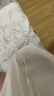 Olrain歐芮兒白色花邊蕾絲雪紡衫女春季2025新款寬松慵懶娃娃小衫 白色 S 曬單實(shí)拍圖