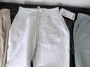 lululemon丨Loungeful 女士休閑直筒長褲 透氣 LW5EWUA 雜色超淺灰 M 曬單實(shí)拍圖