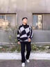 真維斯（Jeanswest）2025秋季新款男士小型西裝褲寬松直腿褲休閑褲男士時(shí)尚黑色長褲子 黑色 XL 曬單實(shí)拍圖
