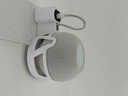 原奘 適用于Homepodmini 支架蘋(píng)果音響金屬支架音箱支架木底座桌面防滑配件繞線(xiàn)收納音響支架掛墻 白色 掛式 曬單實(shí)拍圖