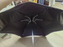 DEATKN德國(guó)創(chuàng)意圓角太陽(yáng)傘女防曬防紫外線折疊便攜遮陽(yáng)傘兩用晴雨傘 白色 100cm 曬單實(shí)拍圖