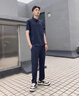 Walker Shop高端品牌秋季新款戶(hù)外運動(dòng)套裝男【優(yōu)選高檔桑蠶絲】夾克休閑套裝 黑色翻領(lǐng)款【兩件裝套裝】 XL建議【135-155斤】 曬單實(shí)拍圖