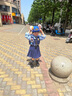 G.DUCKKIDS小黃鴨女童套裝夏季朱迪兔子警官衣服兒童jk百褶裙子cos服三件套 三件套 110 建議4~5歲【100-110cm】cm 曬單實(shí)拍圖