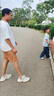 安初夏冰絲短褲男夏季潮牌美式休閑褲子寬松大碼馬褲速干運(yùn)動(dòng)五分褲休閑 卡其色+灰色 （2件裝） 5XL 【200-220斤】 曬單實(shí)拍圖