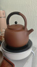 尊壺宜興紫砂提梁壺?zé)蟛鑹厥止げ杈吲莶杵?茗韻煮茶壺1200cc 曬單實拍圖