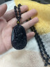 結(jié)緣閣祈福金冰黑曜石本命佛吊墜虛空藏大日如來大勢(shì)至文殊普賢菩薩屬龍蛇馬 中號(hào)黑色【屬豬】本命佛阿彌陀佛 曬單實(shí)拍圖
