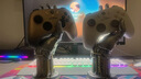 賽博朋克機械手桌面擺件手柄支架XBOXswitch收納電腦競樹脂送男生 機械手擺件【銀色】 曬單實拍圖