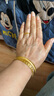 中國黃金（CHINA GOLD）足金999古法黃金滿圈銅錢錢多多黃金戒指送女友七夕節(jié)情人節(jié)禮物 銅錢戒指 金重約2.9g 18# 曬單實(shí)拍圖
