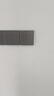 德力西（DELIXI）開關(guān)插座面板CD827S星空灰斜五孔插座86型家用空調(diào)插座暗裝開關(guān) 四開雙控開關(guān) 曬單實(shí)拍圖