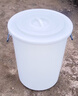 京頓 大號加厚塑料水桶帶蓋圓桶酒桶大容量蓄水桶 白色帶蓋100L 曬單實拍圖