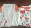 莫代爾女士睡衣女夏季2025年新款家居服水光綢品質(zhì)國(guó)風(fēng)印花長(zhǎng)袖薄款冰絲 繁花-一枝梅長(zhǎng)袖款 L 100-115斤 曬單實(shí)拍圖