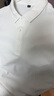 名創(chuàng)優(yōu)品（MINISO）華夫格Polo衫男夏季舒適透氣寬松百搭高級感短袖t恤 白 XL 曬單實拍圖