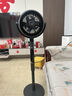 美的（Midea）【超級單品】七葉輕音立式電風扇家用柔風落地扇臺式桌面小型風扇大風量節(jié)能搖頭宿舍電扇 SAF30AB 曬單實拍圖
