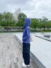 KOLON SPORT/可隆戶外軟殼夾克 女子防潑水防靜電防風(fēng)石墨烯外套 LKJK5WNT04-VI 紫羅蘭色 S 160/84A 曬單實(shí)拍圖