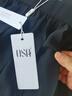 歐莎（OSA）白色百褶半身裙女2025年夏季新款輕盈感垂順遮胯顯瘦半裙百搭飄逸 黑色 L 曬單實(shí)拍圖