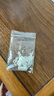 中國黃金（CHINA GOLD）足銀項鏈女鎖骨鏈蝴蝶吊墜銀飾高級感輕奢飾品生日禮物送女友 鎖包足銀套鏈 曬單實拍圖