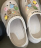 星期六【踩屎感軟底】洞洞鞋厚底女鞋包頭半拖沙灘涼鞋百搭涼拖鞋女外穿 卡其色 36 曬單實拍圖