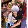 玩家小將坂田銀時cos服銀魂cos服全套周邊阿銀cosplay服裝動漫衣服洞爺 坂田銀時c服全套+假發(fā) XL 曬單實拍圖