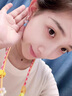 LnieerS925銀針?biāo)Пǘh(huán)女耳圈2025新款小眾設(shè)計高級感耳扣雪花耳飾 冰晶花珍珠耳環(huán) 曬單實拍圖