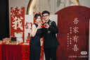 羅蒙（ROMON）新中式男士訂婚西服套裝國風(fēng)金領(lǐng)中山裝金竹刺繡男孩成人禮服西裝 新中式【外套+褲子】 XL （建議155-170斤） 曬單實(shí)拍圖
