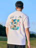 卡賓男裝 精致繡花T恤2025夏季新款生動(dòng)有趣色彩豐富 米白色12 M /170/48 曬單實(shí)拍圖