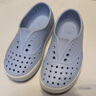 native純色Miller洞洞鞋男女童一腳蹬輕便時(shí)尚EVA兒童涼鞋洞洞鞋 民謠藍色|白色 29 曬單實(shí)拍圖