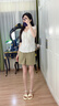 ZHR涼鞋女厚底蝴蝶結(jié)簡約女鞋夏季配裙子鞋子女 BL599 米色  37  曬單實拍圖
