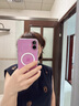 EP雅瑩女裝 光澤壓褶緞感繡花飄帶無袖襯衫背心 2025夏季新款2303A 藏青 M 曬單實(shí)拍圖