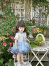 G.DUCKKIDS小黃鴨女童套裝春秋2024新款?lèi)?ài)莎公主裙甜美洋氣兒童紗裙開(kāi)衫外套 毛衣和裙子 110 尺碼4~5歲【100-110cm】 曬單實(shí)拍圖