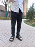 利達(dá)妮（TZLDN）開車涼鞋男士2025新款夏季防滑防臭踩屎感軟底沙灘鞋戶外休閑拖鞋 沉穩(wěn)黑 40 -41【適合39-40碼】 曬單實拍圖