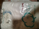 茵曼100%純棉2025年夏季女裝新品親膚舒適立體繡花針織上衣短袖T恤 白色-字母 M 曬單實拍圖