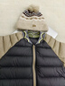 高梵兒童羽絨服黑金5.0鵝絨服男女童寶寶輕薄撞色立領(lǐng)短款羽絨外套 YT大象灰 100 (充絨量40g) 曬單實(shí)拍圖