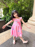 G.DUCKKIDS小黃鴨小馬寶莉公主裙女童連衣裙夏季獨角獸翅膀飛袖兒童吊帶裙子 粉色碧琪 120 建議5~6歲【110-120cm】cm 曬單實拍圖
