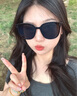 芬馳（FENCHI）jennie同款墨鏡女2025新款高級感太陽鏡防曬遮陽防紫外線顯臉小 曬單實拍圖