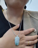 胖東來品質(zhì)925純銀項(xiàng)鏈圓珠鏈女珠珠鏈銀鏈子男鎖骨鏈銀珠子鏈 2.5mm粗 50cm長 曬單實(shí)拍圖