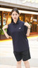 斯凱奇（Skechers）POLO衫男夏季新款高彈運動休閑POLO衫戶外防嗮短袖 深黑色 XL 曬單實拍圖