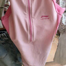 李寧（LI-NING）兒童泳衣女童連體沖浪服舒適透氣海邊沙灘溫泉泳裝808 淺粉 160  曬單實(shí)拍圖