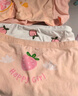 北極絨4條裝兒童內(nèi)褲女童發(fā)育期純棉女孩學(xué)生夏季薄平角短褲寶寶中大童 曬單實拍圖
