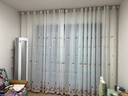 賦潤紗簾透光不透人美式窗紗刺繡紗窗簾田園風紗簾臥室飄窗陽臺ins風 舒適不透 寬3.0高2.7掛鉤一片可改短 曬單實拍圖
