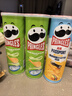 品客（Pringles）薯片桶裝罐裝馬鈴薯片休閑零食辦公室春游零食酸乳酪洋蔥味110g 曬單實(shí)拍圖
