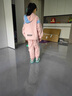 G.DUCKKIDS女童春秋裝套裝2025新款洋氣運(yùn)動(dòng)兒童女孩衣服女孩春季兩件套裝潮 粉紅色 130 曬單實(shí)拍圖