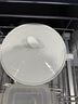 華光國瓷  高端骨瓷餐具套裝 無鉛鎘純白浮雕碗盤整套 四合吉祥 【八人配】 46頭 曬單實(shí)拍圖