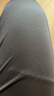 羅蒙（ROMON）免燙四面彈休閑褲男秋冬新款商務(wù)工裝褲爸爸裝薄款寬松直筒褲 2K036603黑色【夏季冰絲款】 31 （2尺4） 曬單實拍圖