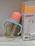貝親（Pigeon）PPSU雙把手防脹氣奶瓶240ml 叢林小兔 M號奶嘴 3月+ AA218 曬單實(shí)拍圖
